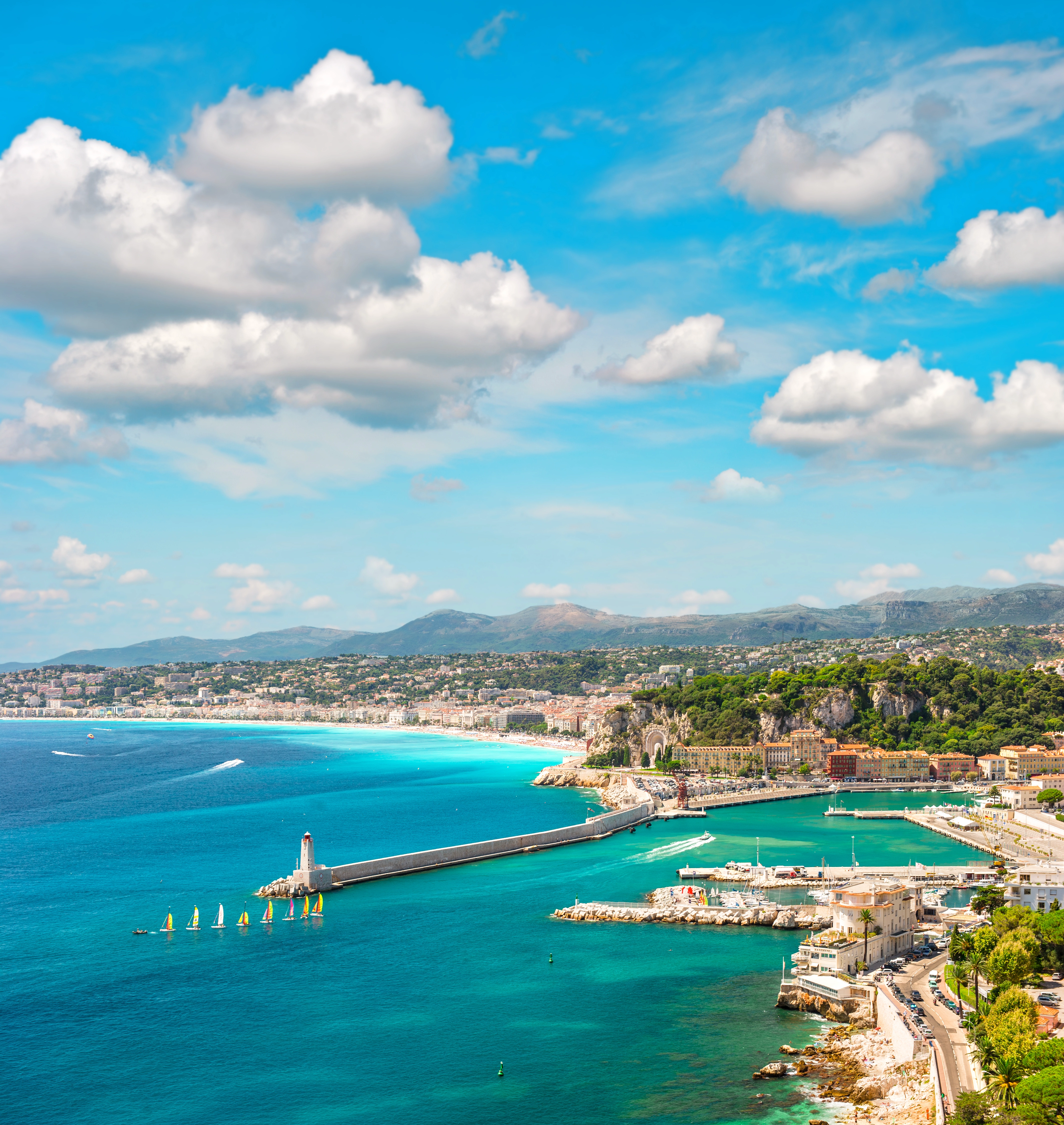 Map of Colomars and French Riviera